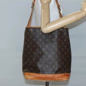 LOUIS VUITTON Monogram Noe Shoulder Bag M42224 LV Auth 140285